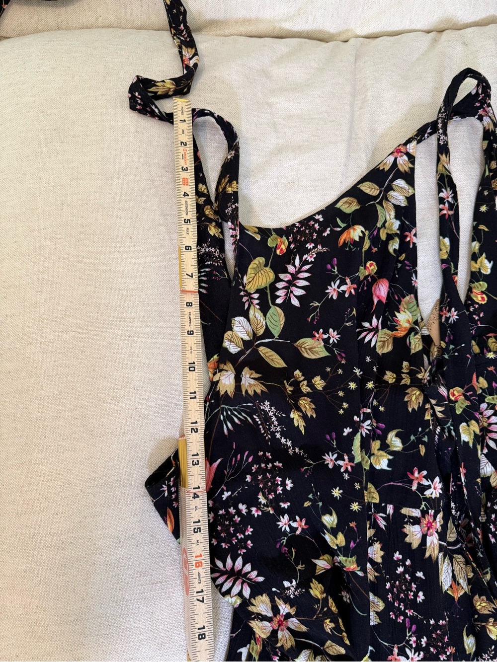 NATURAL LIFE NWT Black Floral Boho Maxi Dress, size XL. - Picture 11 of 13
